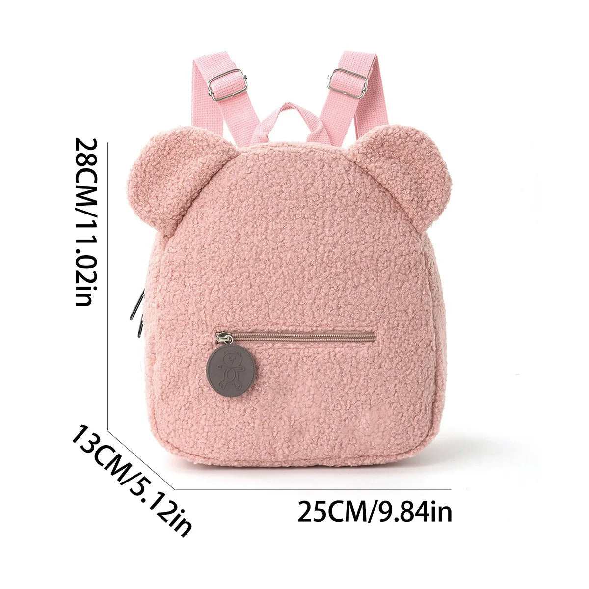 Sac à dos en peluche