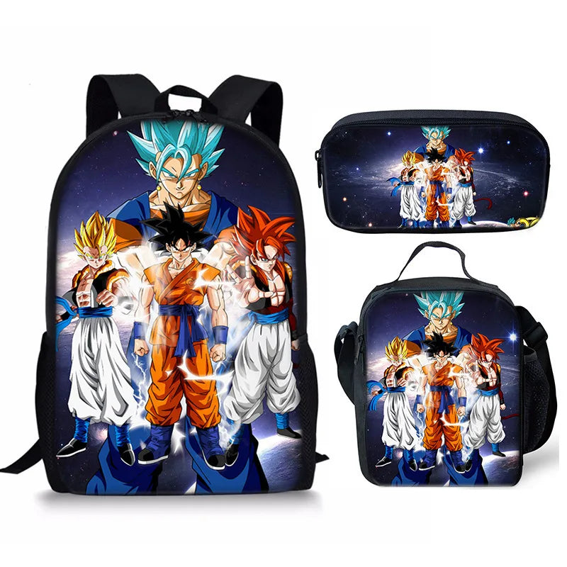 Sac d'École Trois Pièces - Dragon Ball