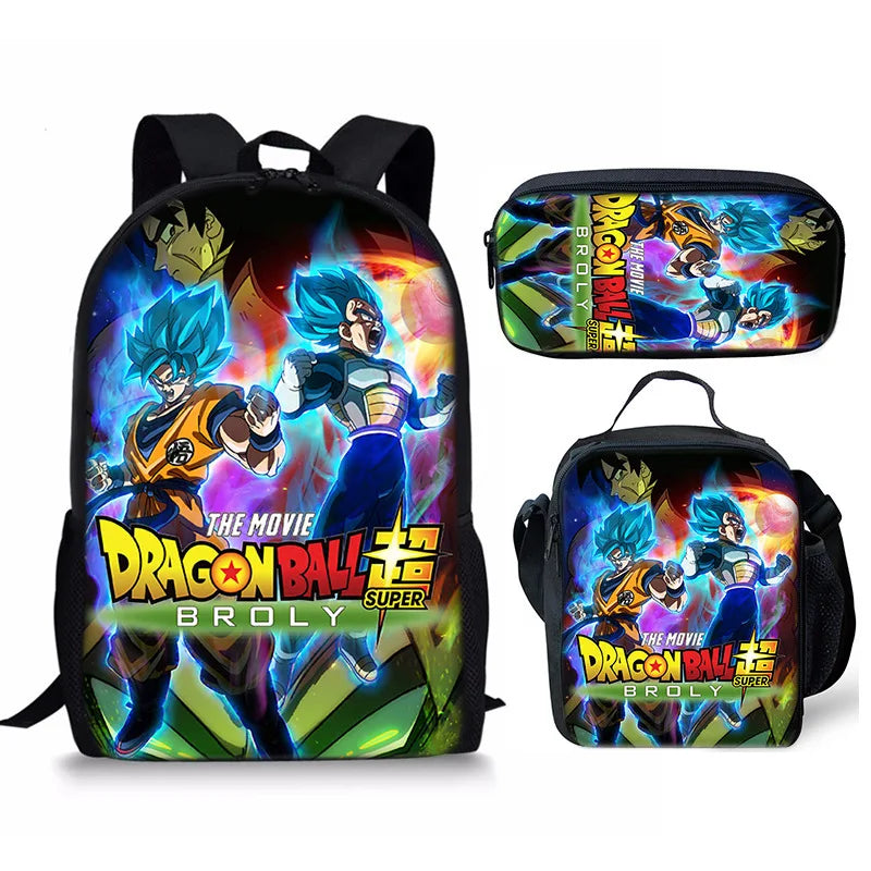 Sac d'École Trois Pièces - Dragon Ball