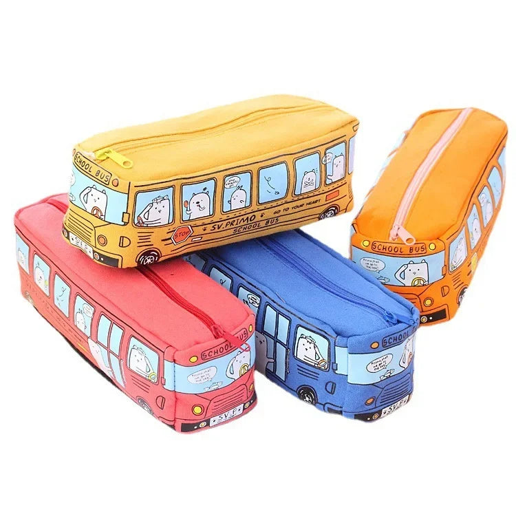 Large capacity school pencil case