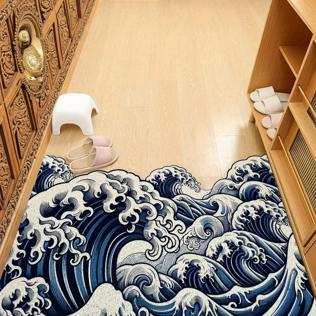 Tapis Vagues Artistiques