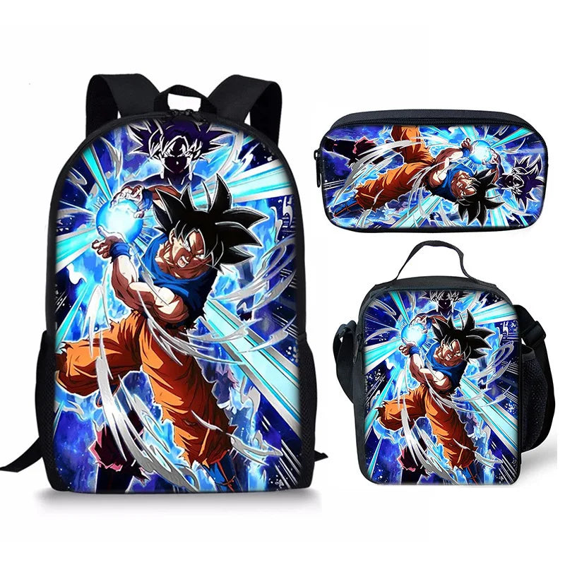 Sac d'École Trois Pièces - Dragon Ball