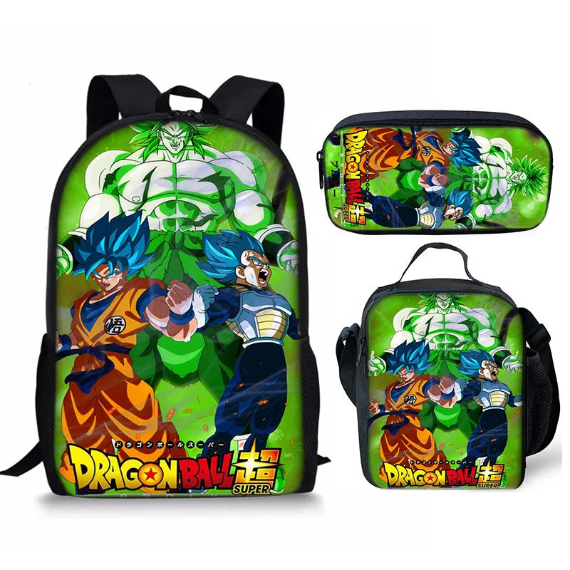 Sac d'École Trois Pièces - Dragon Ball