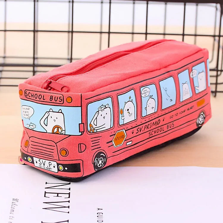 Large capacity school pencil case