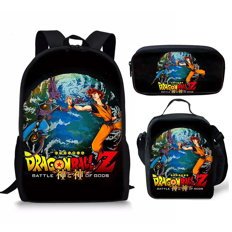 Sac d'École Trois Pièces - Dragon Ball