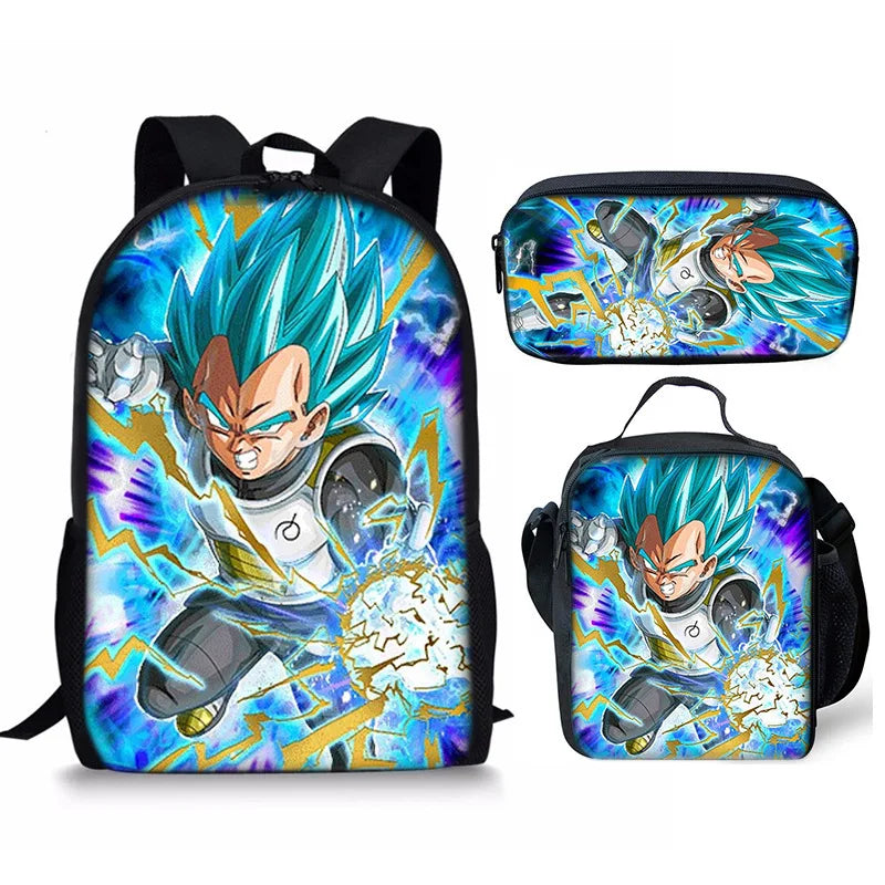 Sac d'École Trois Pièces - Dragon Ball