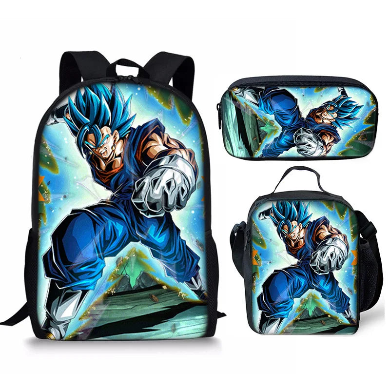 Sac d'École Trois Pièces - Dragon Ball