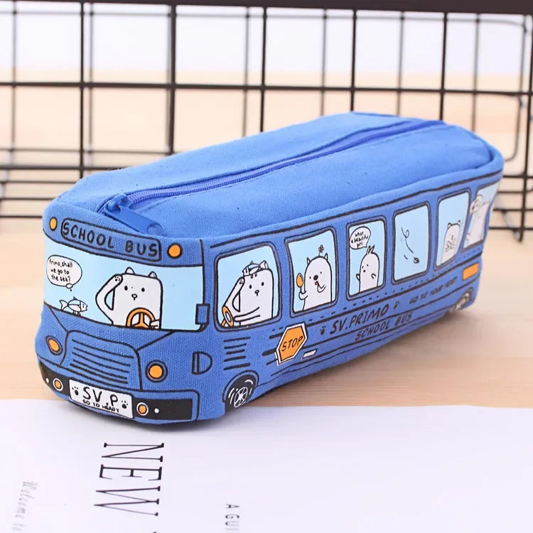 Large capacity school pencil case
