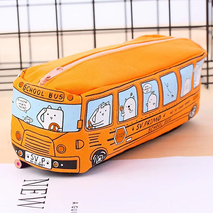 Large capacity school pencil case