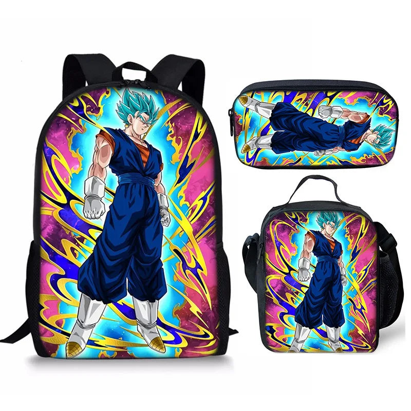 Sac d'École Trois Pièces - Dragon Ball