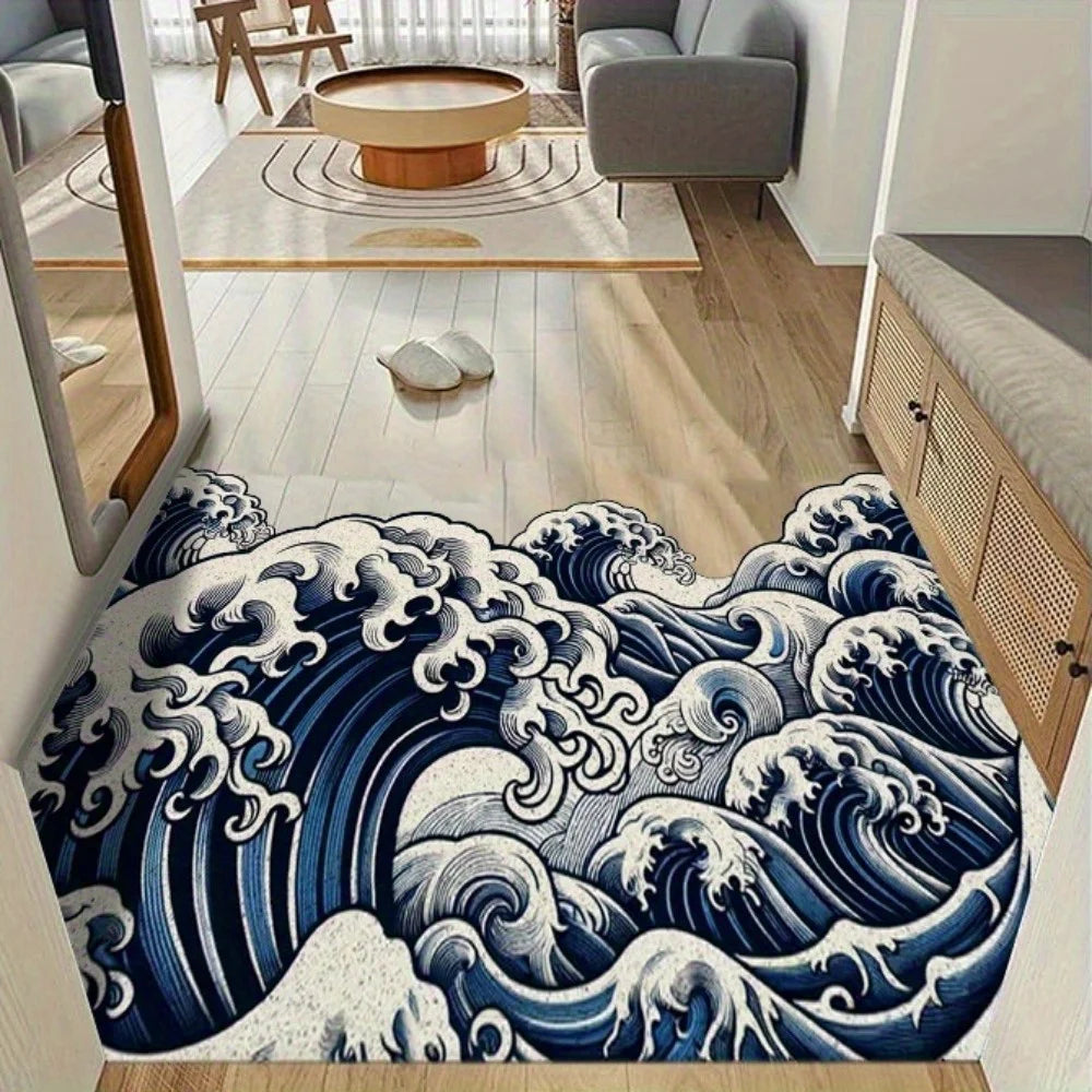 Tapis Vagues Artistiques