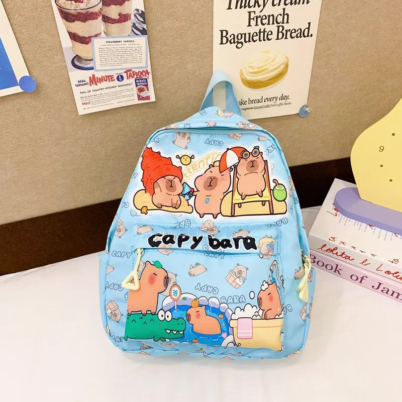 Sac à dos Capybara kawaii – Grande capacité