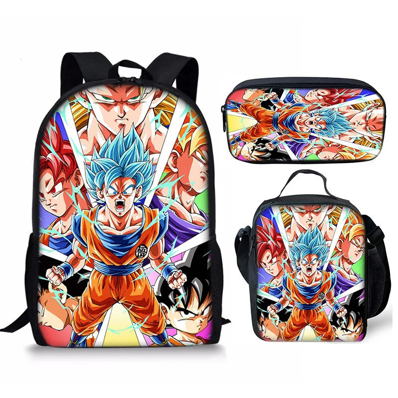 Sac d'École Trois Pièces - Dragon Ball