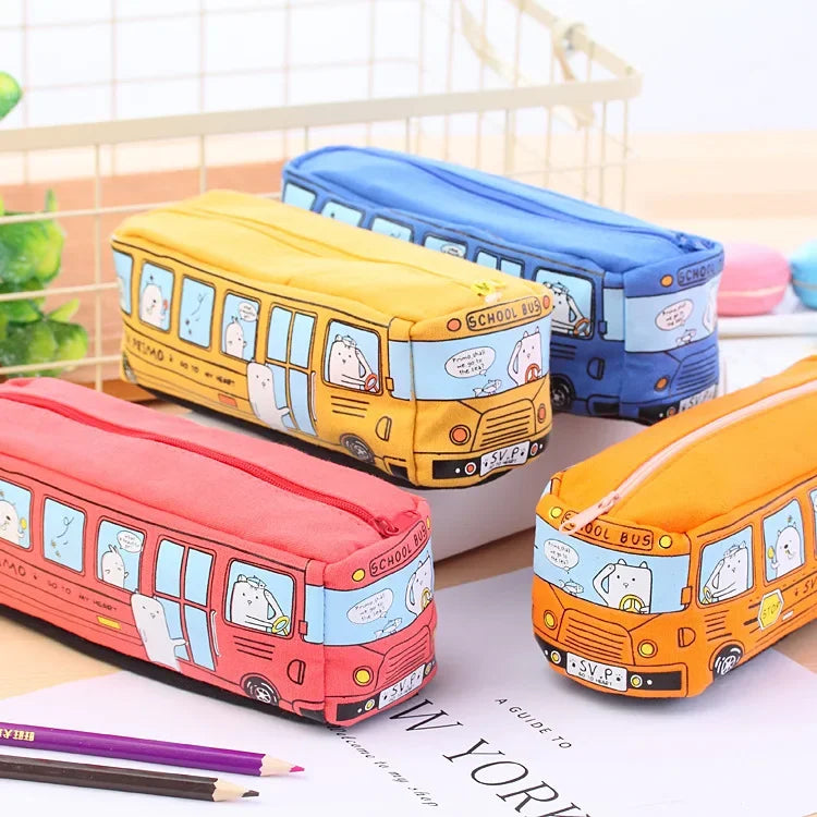Large capacity school pencil case