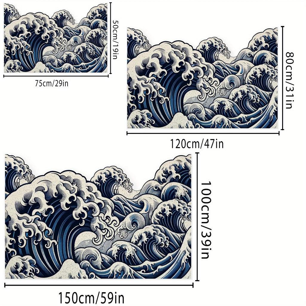 Tapis Vagues Artistiques