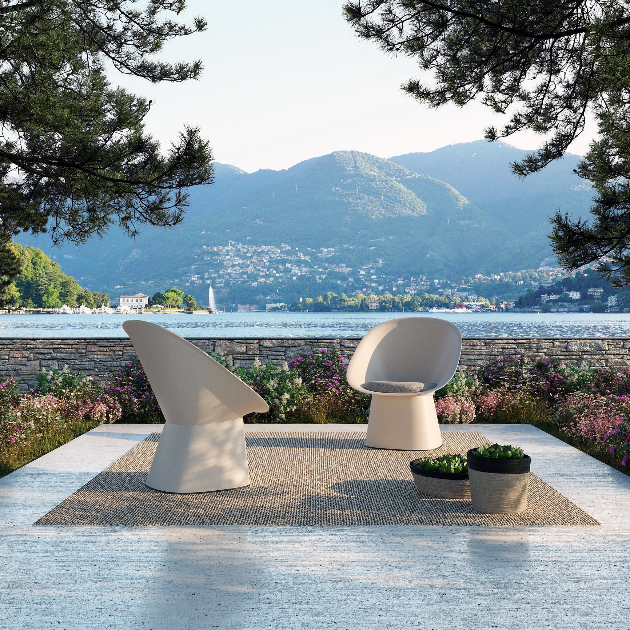 Fauteuil lounge Sensu