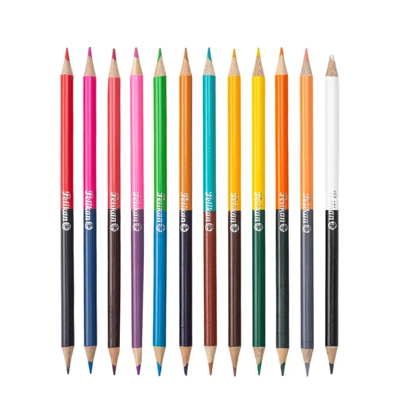Crayons Double Pointe 24 Couleurs