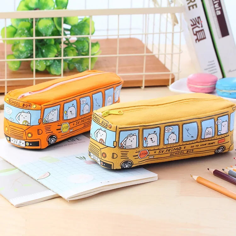 Large capacity school pencil case