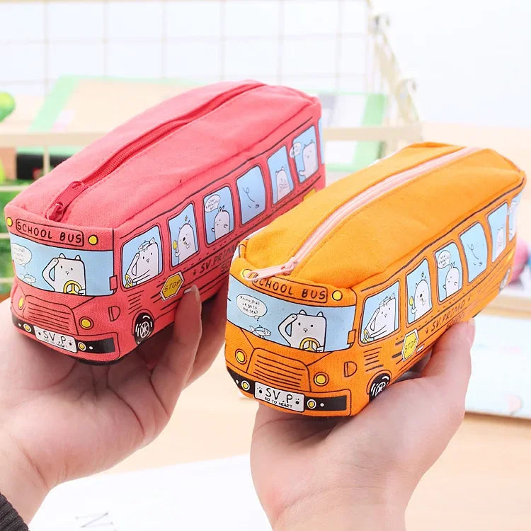 Large capacity school pencil case