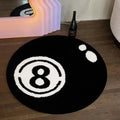 Tapis Rond Boule de Billard