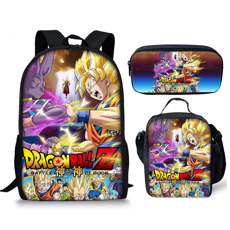 Sac d'École Trois Pièces - Dragon Ball