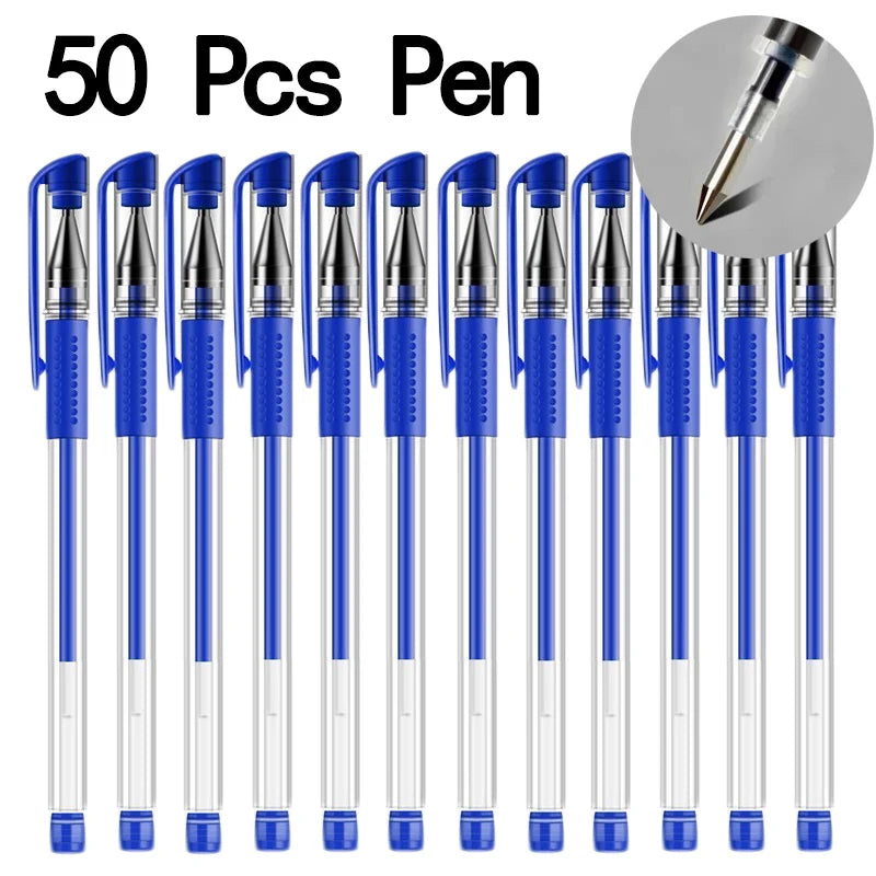 50 high-quality gel pens
