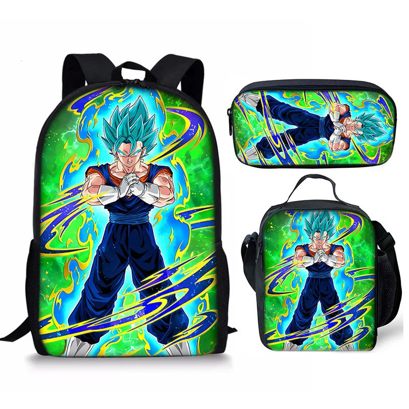 Sac d'École Trois Pièces - Dragon Ball