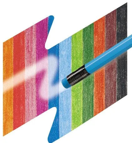 Crayons de couleur effaçables